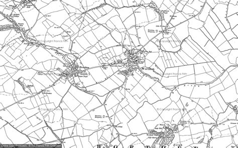 Old Maps of Worthen, Shropshire - Francis Frith