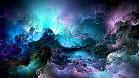 1367x768px | free download | HD wallpaper: digital art, space art, 3d, bluish, graphics, outer ...