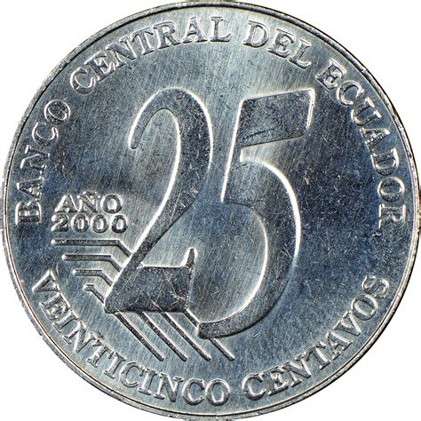 Ecuador 25 Centavos KM 107 Prices & Values | NGC