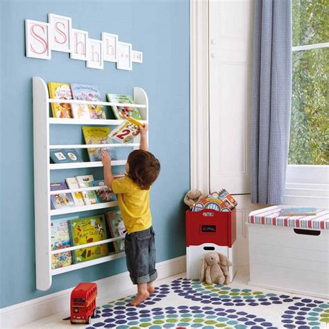 Forward facing bookshelf ideas – cool kids room furniture design