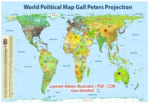 Peters Map Of The World