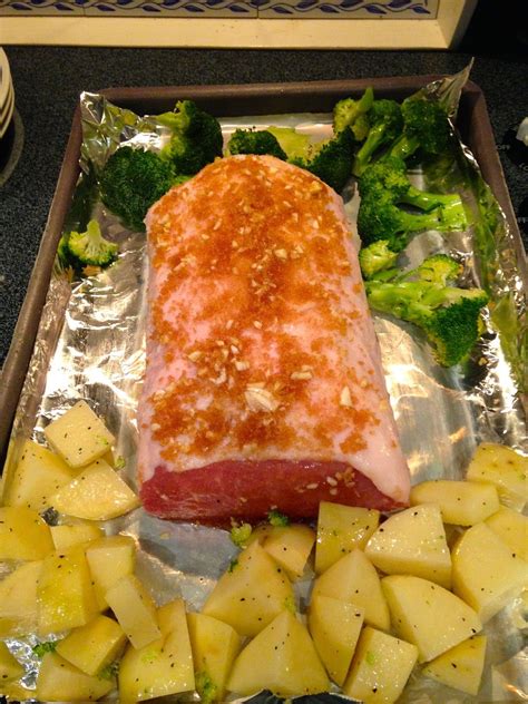 I love dinners that use just one sheet pan to roast everything in the oven. The roasting juice ...