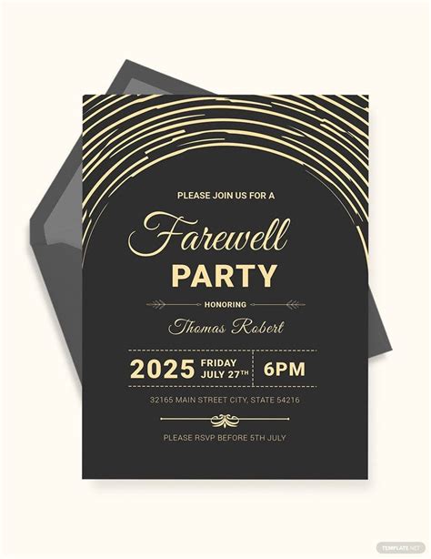 FREE Farewell Invitation Templates & Examples - Edit Online & Download