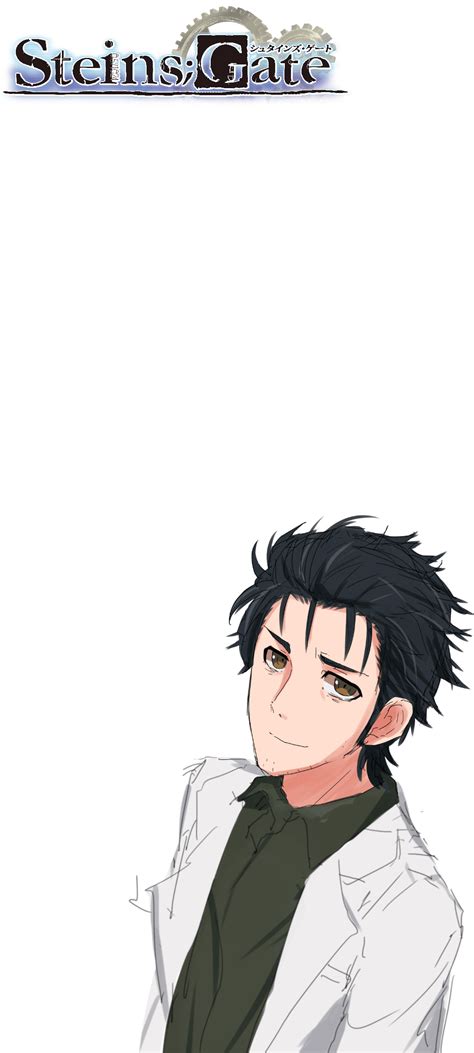 Just made an Okabe simple phone wallpaper, hope you'll like it ...