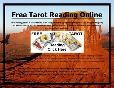 Free Tarot Reading Online