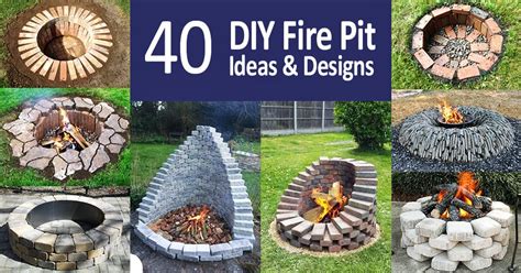 How To Build A Stacked Stone Outdoor Fire Pit - Outdoor Lighting Ideas