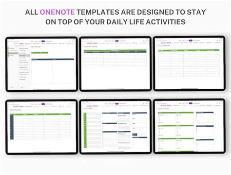 Onenote Digital Planner, Onenote Template, Project Planner Onenote ...