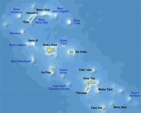 Marquesas Islands Map - Smoke Tree Manor