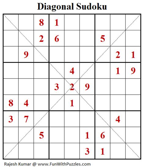 Diagonal Sudoku (Daily Sudoku League #182)