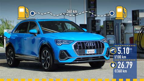 Audi Q3 diesel, la prova dei consumi reali