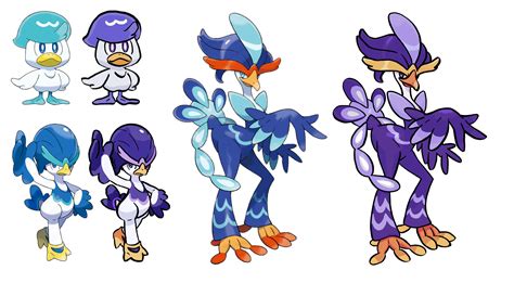 a quaxly line shiny recolor, didn't like the og shiny much :/ : r/PokemonScarletViolet