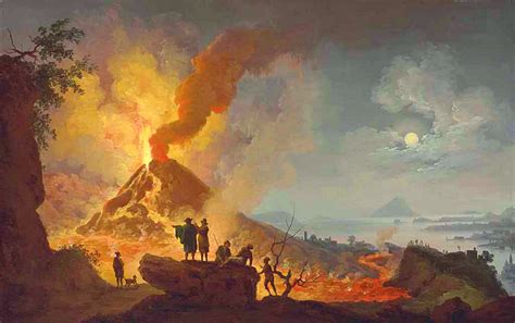 Gods and Foolish Grandeur: Eruption - paintings of Vesuvius by Pierre-Jacques Volaire