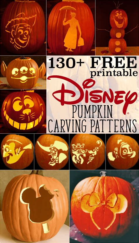 10 Pumpkin Carving Templates Disney - Template Guru