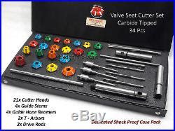 Motorcycles, Atv Heads Valve Seat Cutter Kit Carbide Tipped 34 Pcs All ...