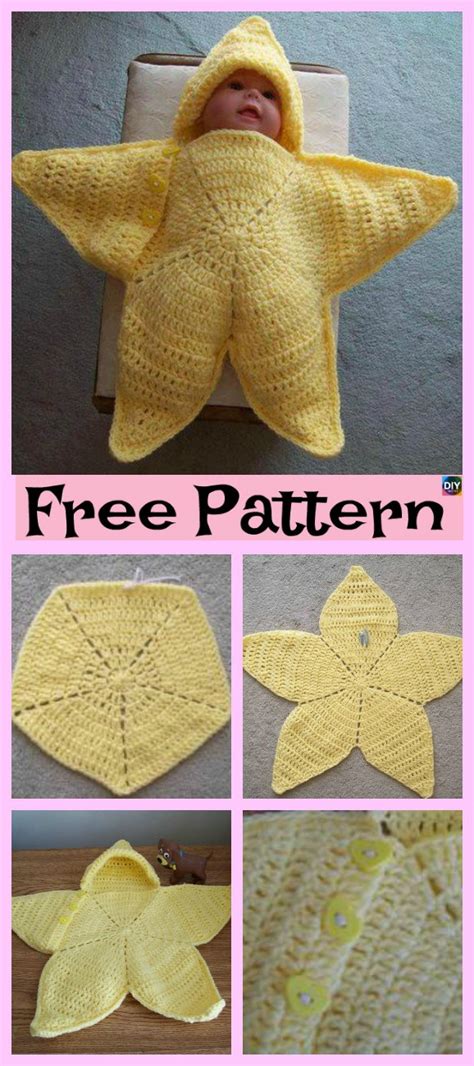 Cute Crochet Baby Star Bunting - Free Pattern - DIY 4 EVER