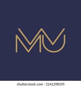 Mwu Wmu Monogram Vector Logo Three Stock Vector (Royalty Free ...