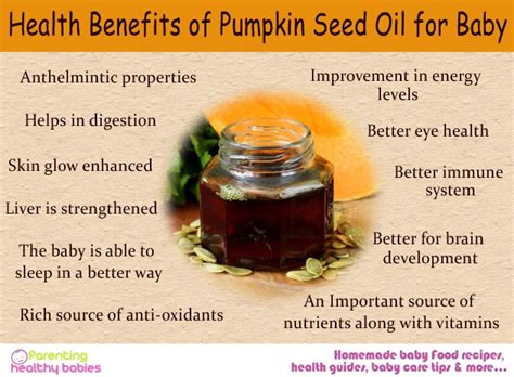 11 Amazing Health Benefits of Pumpkin Seed Oil for Baby