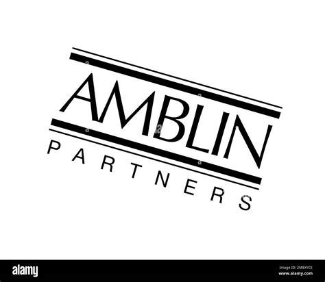 Amblin Partners, rotated logo, white background B Stock Photo - Alamy