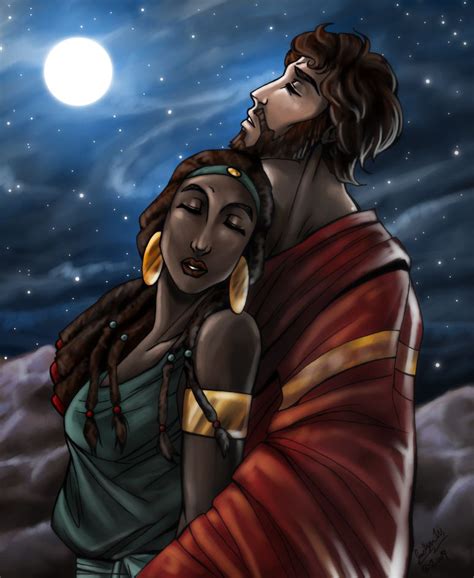 CC: Moses and Tzipporah by MistyTang on deviantART | Interracial couples cartoon, Interracial ...