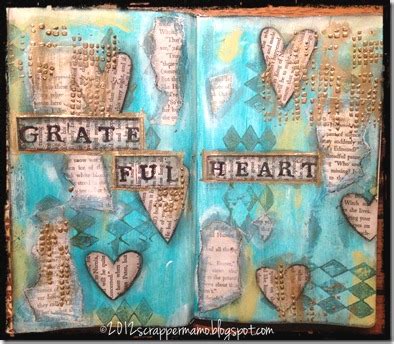 FAITHfull heART: Grateful Heart Art Journal Page