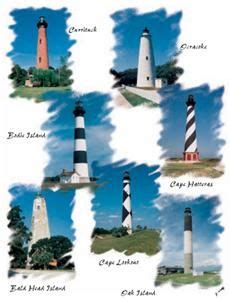 South Carolina Lighthouses Map