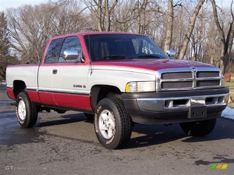 1997 Metallic Red Dodge Ram 1500 Laramie SLT Extended Cab 4x4 #45449758 | GTCarLot.com - Car ...