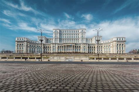 The Parliament Building in Romania Stock Photo - Image of building ...