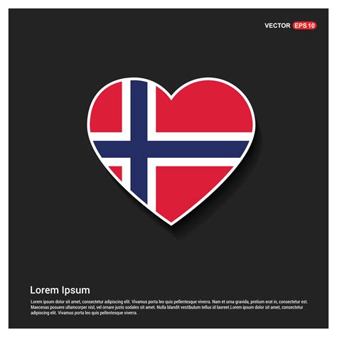 Norway flag design vector 13283791 Vector Art at Vecteezy