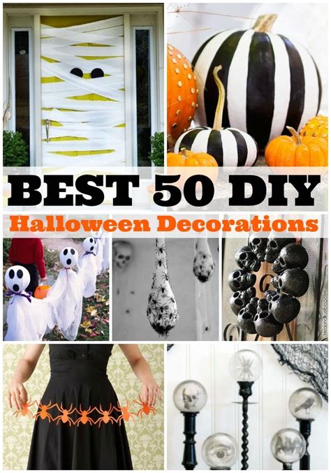 Best 50 DIY Halloween Decorations | Easy diy halloween decorations ...