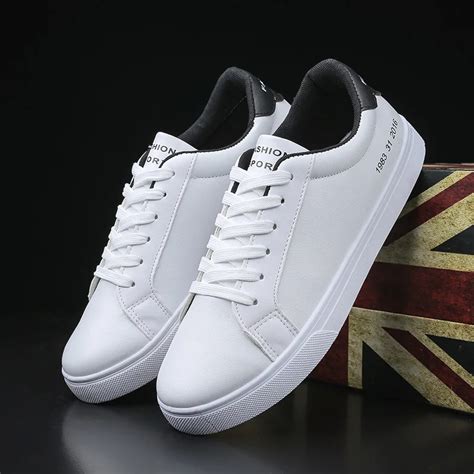 NAUSK 2019 Spring White Shoes Men Casual Shoes Male Sneakers Cool ...