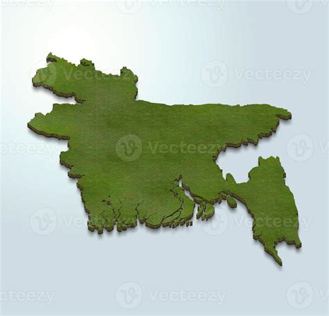 3D map illustration of Bangladesh 6191457 Stock Photo at Vecteezy