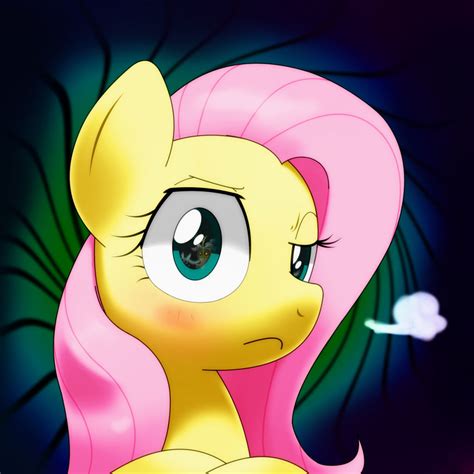 fluttershy stare by hoyeechun on DeviantArt