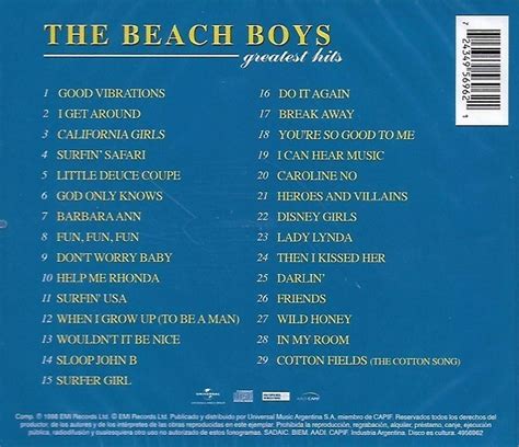 Cd The Beach Boys / Greatest Hits 29 Classic Hits (1998) | Cuotas sin interés