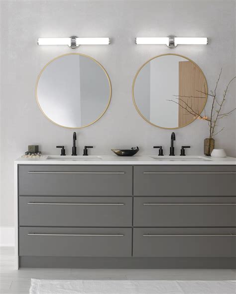 60 Double Vanity Lighting Ideas - Bathroom Vanity Lights For Double ...