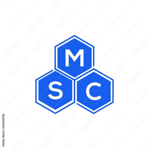 MSC letter logo design on White background. MSC creative initials ...