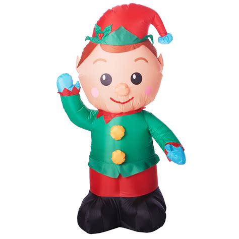 Holiday Time Yard Inflatables Elf , 4 ft - Walmart.com