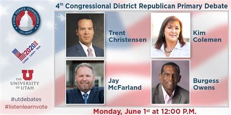 Utah's 4th Congressional District GOP candidates debate at noon | KUTV