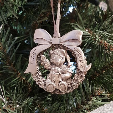 Baby's First Christmas Ornament – Aitkens Pewter