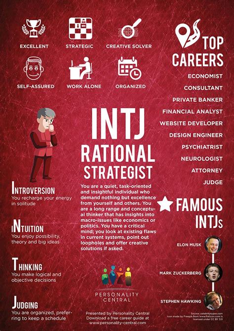 Myers Briggs INTJ - The Strategist