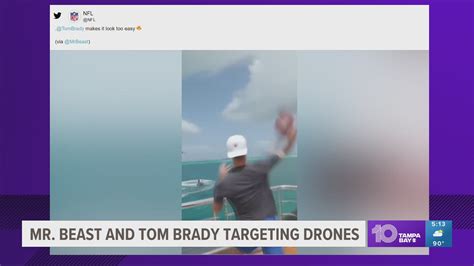 Tom Brady knocks down MrBeast's drone on $300M yacht | newscentermaine.com