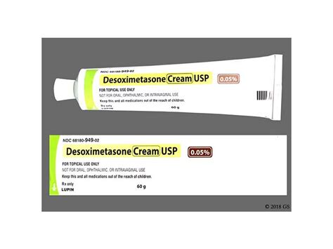 Desoximetasone Cream USP 0.05%, 60 g, Lupin Limited Pharmaceutical ...