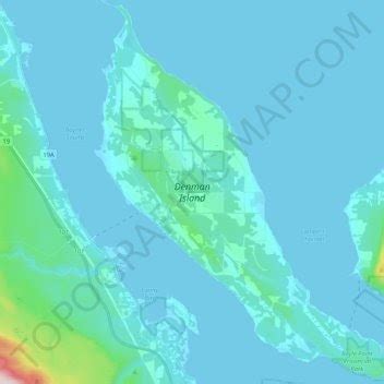 Map Of Denman Island