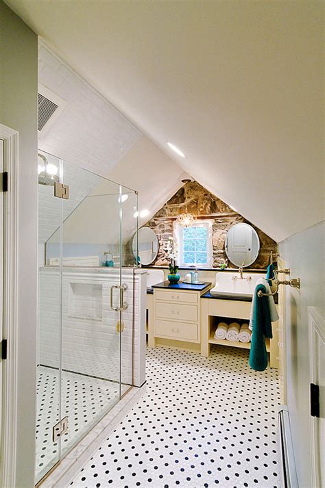 31+ Attic Bathroom Ideas That Add Value in 2022 | Houszed