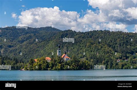 Lake Bled Island Stock Photo - Alamy