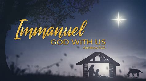 Immanuel, God With Us – Living Word NRA