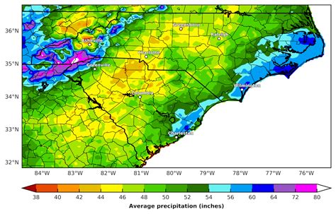 CPPP | Carolinas Average Precipitation