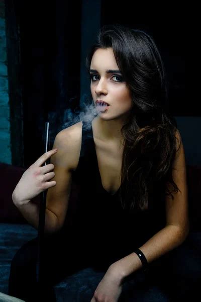 Girl smoking hookah Stock Photos, Royalty Free Girl smoking hookah Images | Depositphotos®