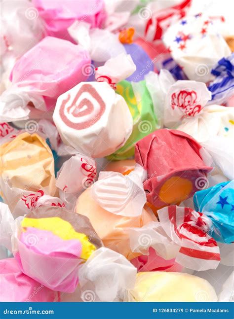 Thirty Different Flavors of Salt Water Taffy Stock Image - Image of ...