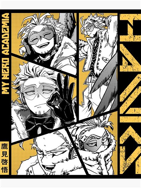 "Hawks - My Hero Academia Manga Panel Essential " Poster for Sale by kineslabreea | Redbubble