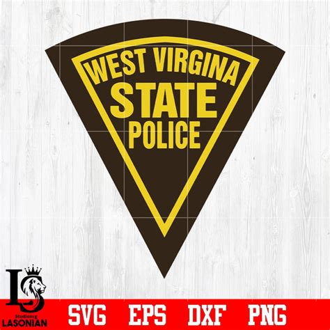 Badge West Virgina State Police svg eps dxf png file, digita - Inspire ...